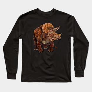 Triceratops Forest Long Sleeve T-Shirt